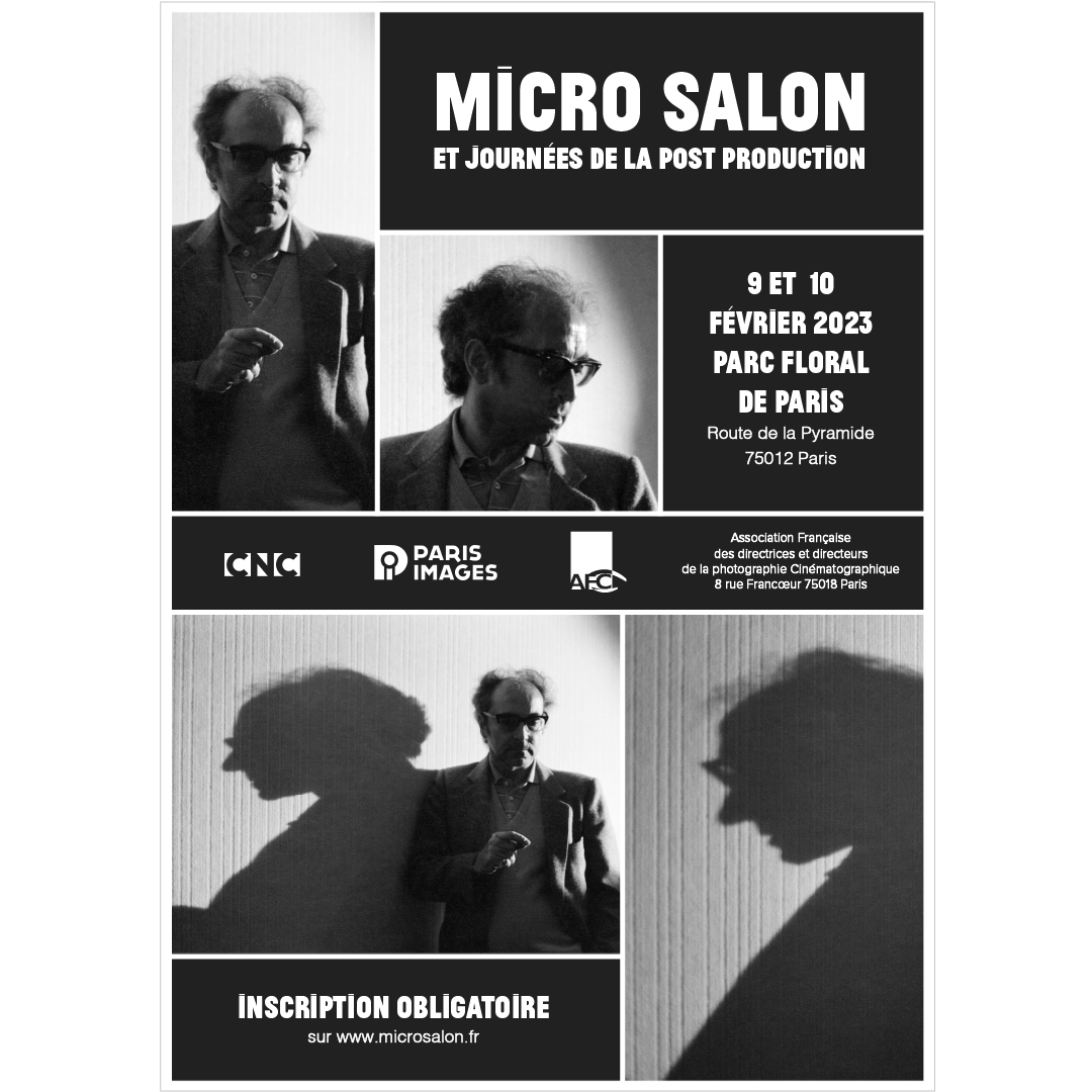 AFC affiche AFFICHE SALON direction artistique graphic design  graphisme Jean-Luc Godard print
