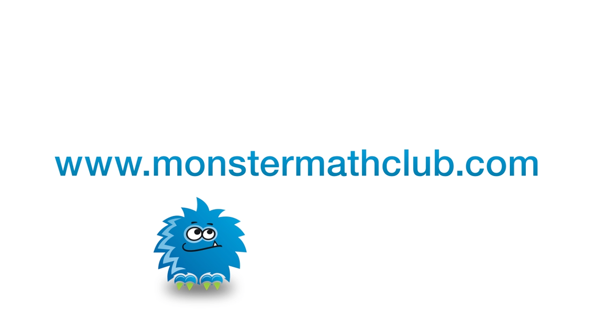 Promotional monstermathclub educational counting math vector