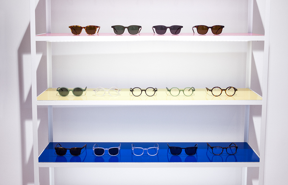 eyewear Sunglasses branding  blue pink eyes store glasses eyelash Fashion 