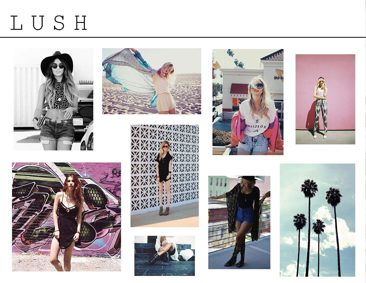 lush Lookbook lush clothing  fashion lookbook