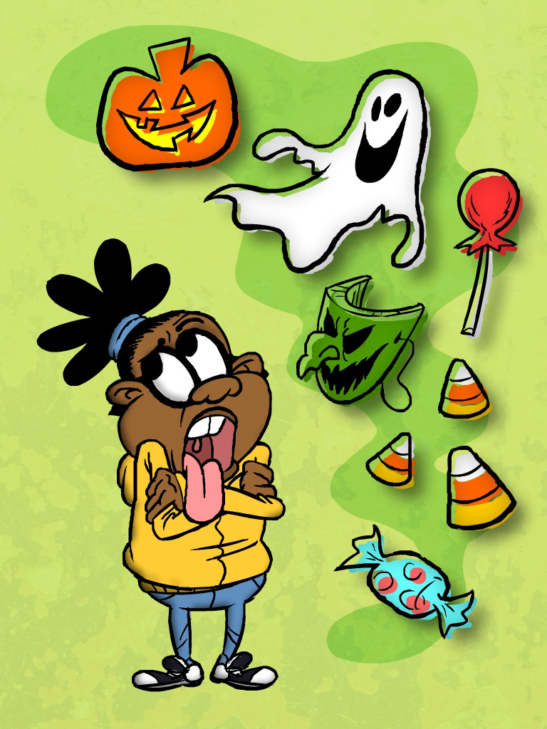 Halloween meegenius harriet cartoon kids books Children's Books