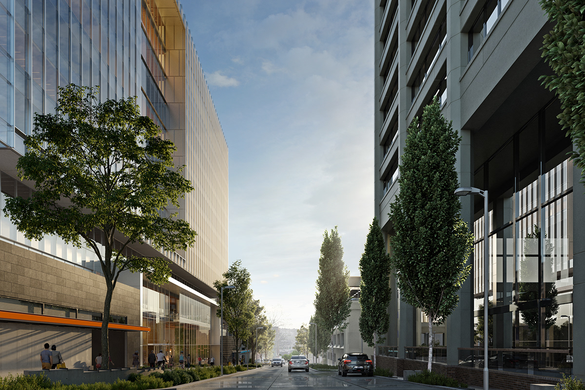 architecture CGI motiv motyw Office rendering seattle tower visualization