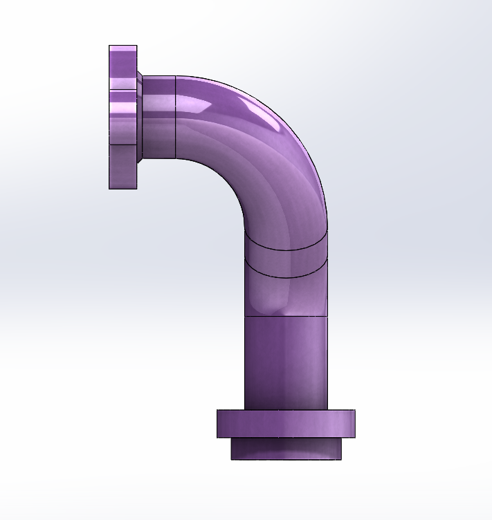 Solidworks product design  Exhaust Manifold