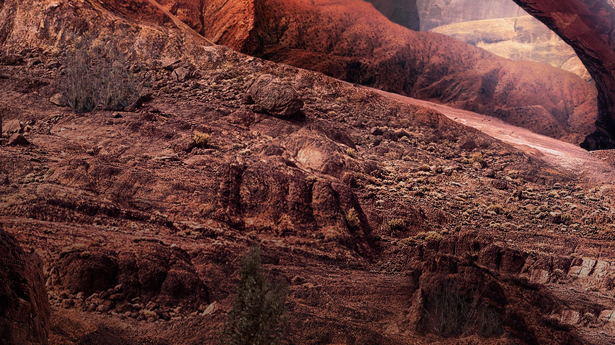 desktopography wallpaper desert desert caravan rocks Nature photomanipulation Exhibition 
