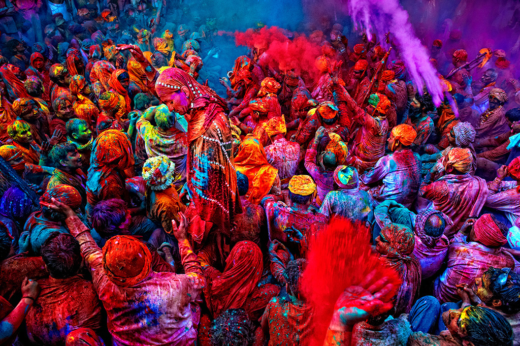 Adobe Portfolio India Uttar Pradesh holi festival colors Braj Festival of Colors travel photography