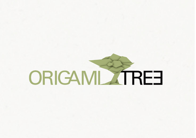origami   tree Production clap print recycling RECYCLED Sustainable eco-friendly eco friendly Tree 