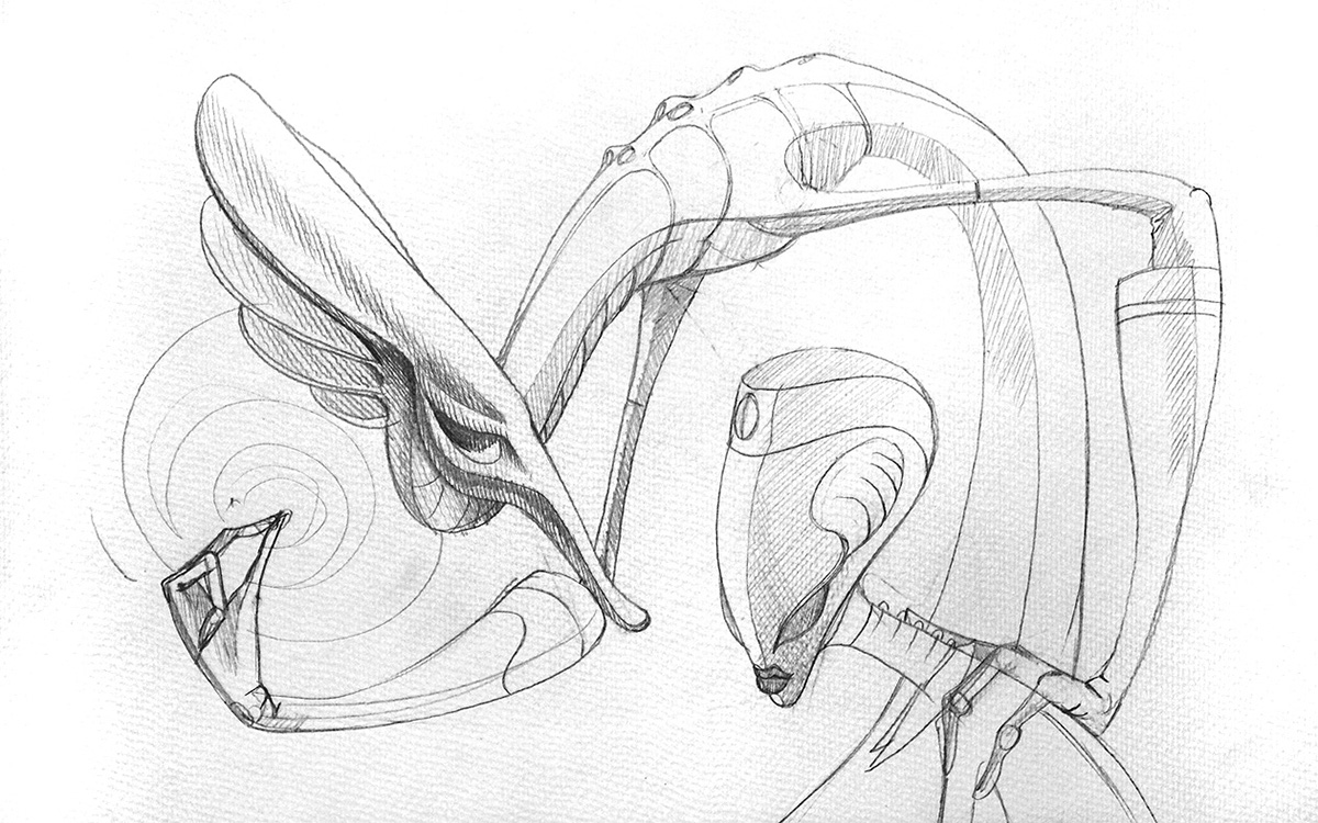 vladimir shelest characters Umpi sketches aliens