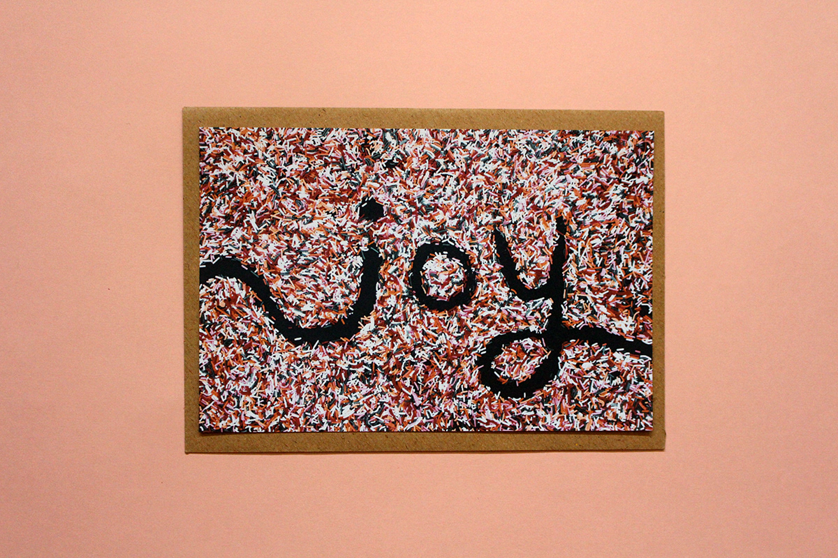 Handlettering lettering sprinkles Food  Glitter dust Christmas cards greeting cards seasonal festive food lettering 3D lettering