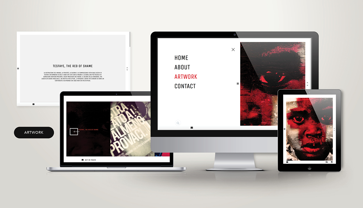 andreale Web site concept design graphic designer digital artist