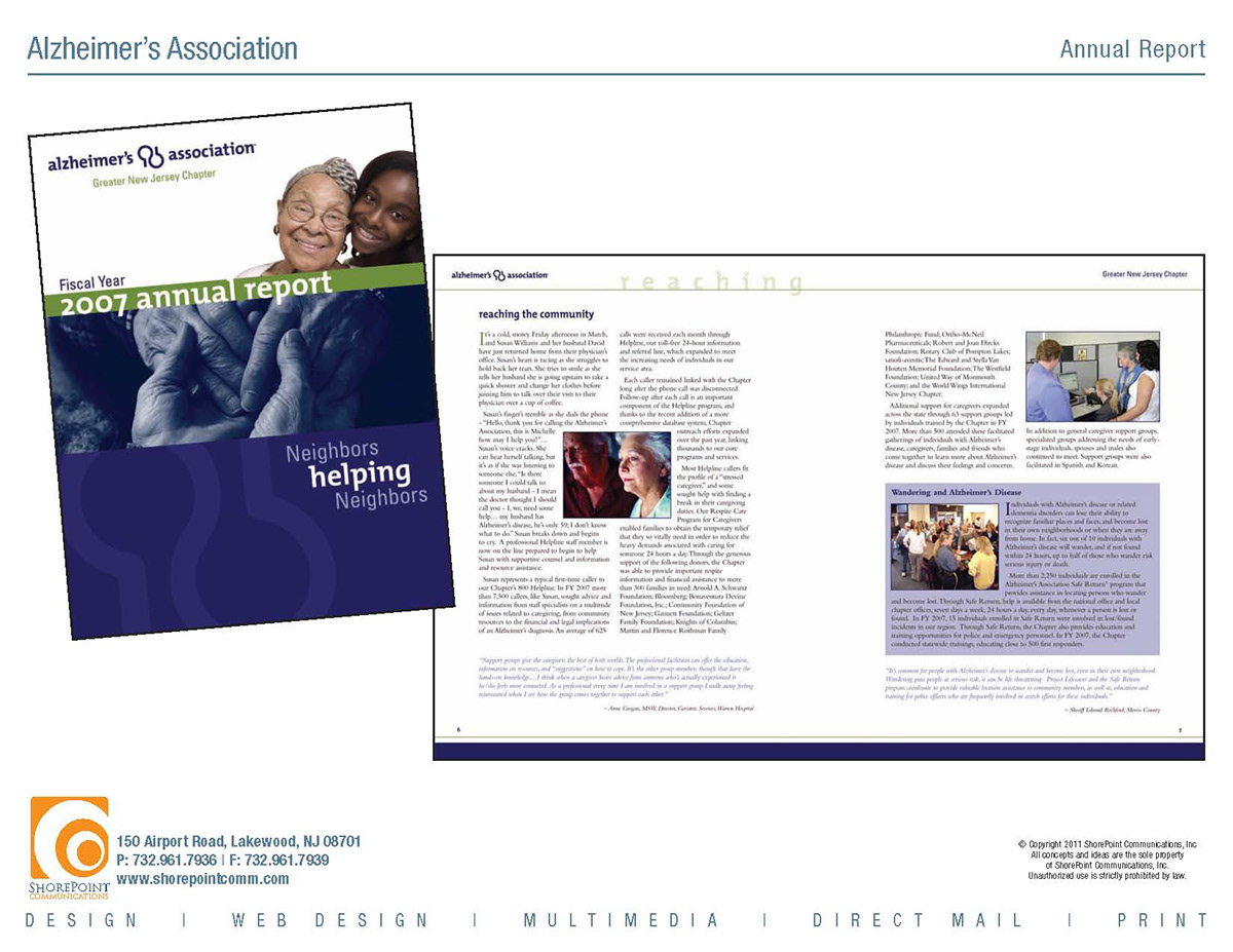 annual report Alzheimers Association assisted living healthcare medical