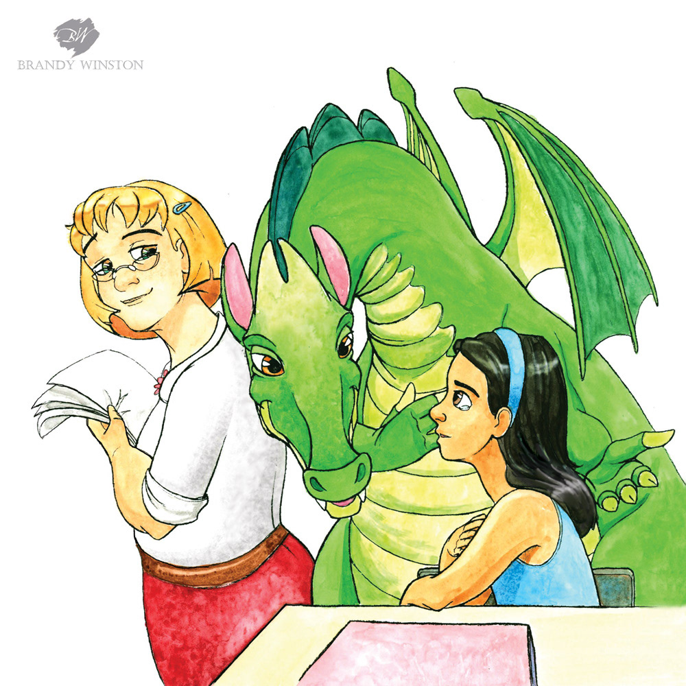 dragon school lessons Princess fantasy dog kids childrens book