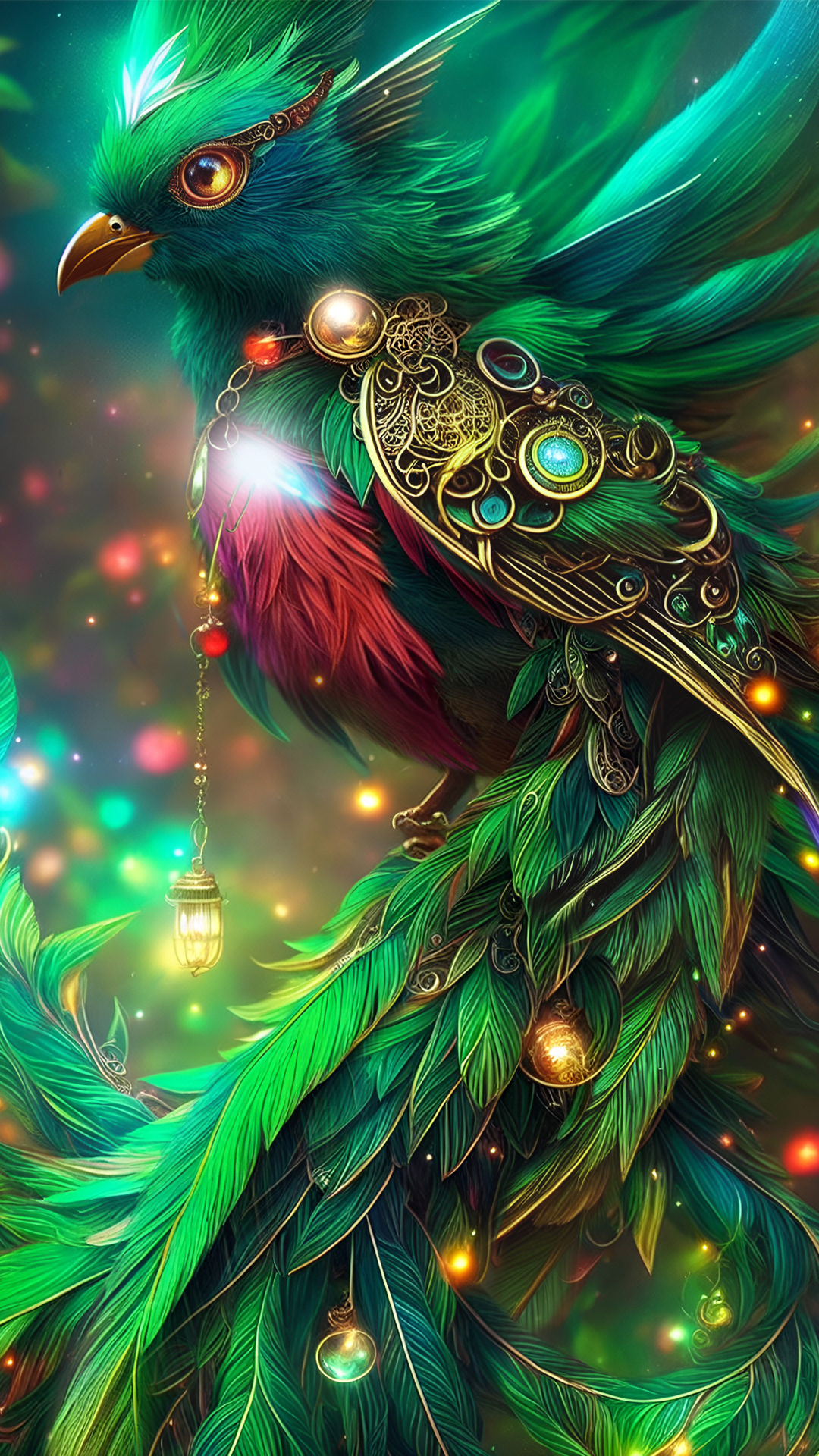 Quetzal Guatemala ai artificial intelligence concept art fantasy