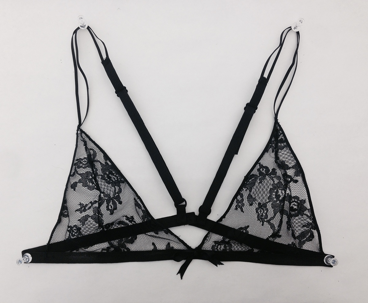 bra lace intimates lingerie black delicate simplicity pattern making hand sewing machine sewing basic apparel techniques