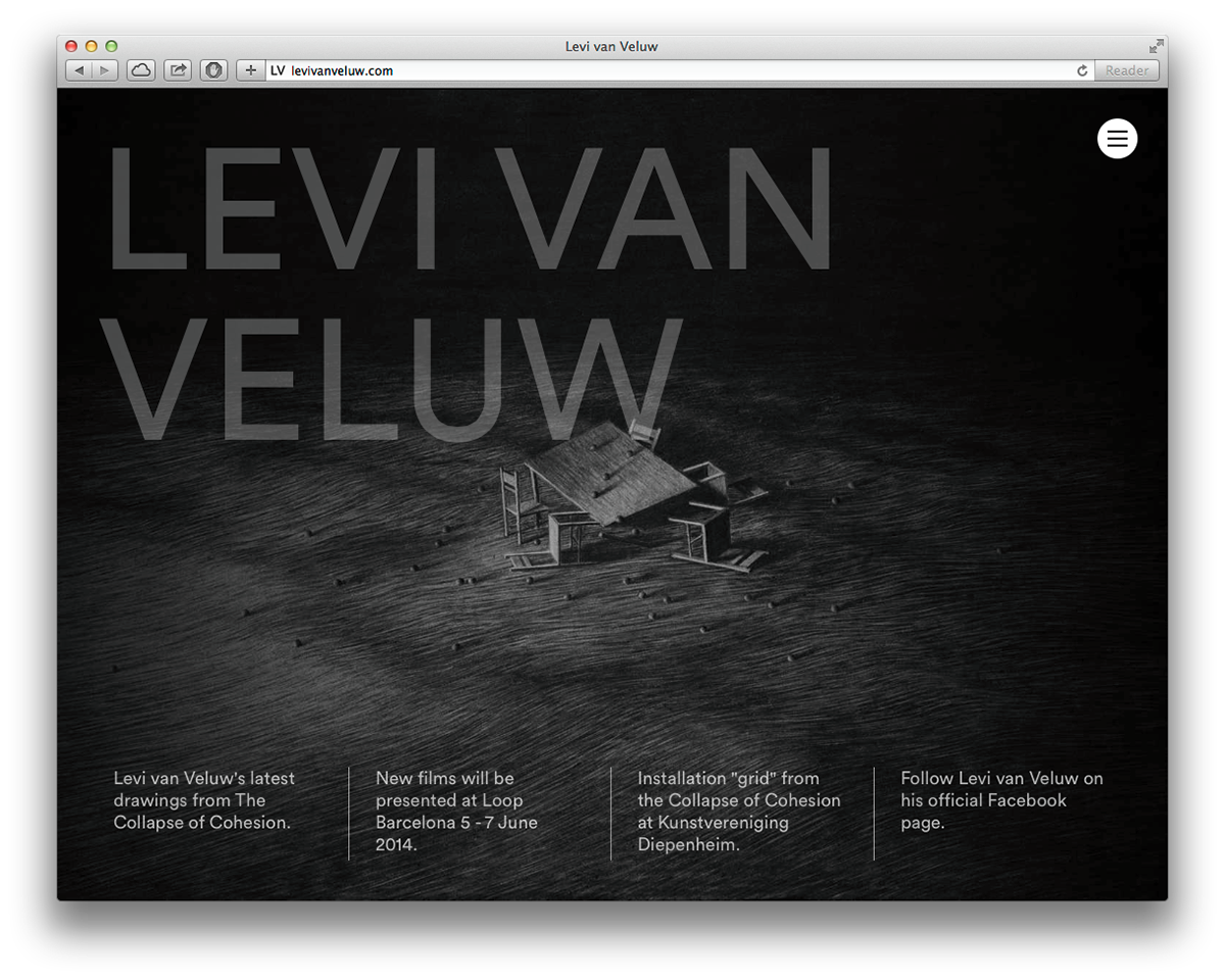 Levi van Veluw Website