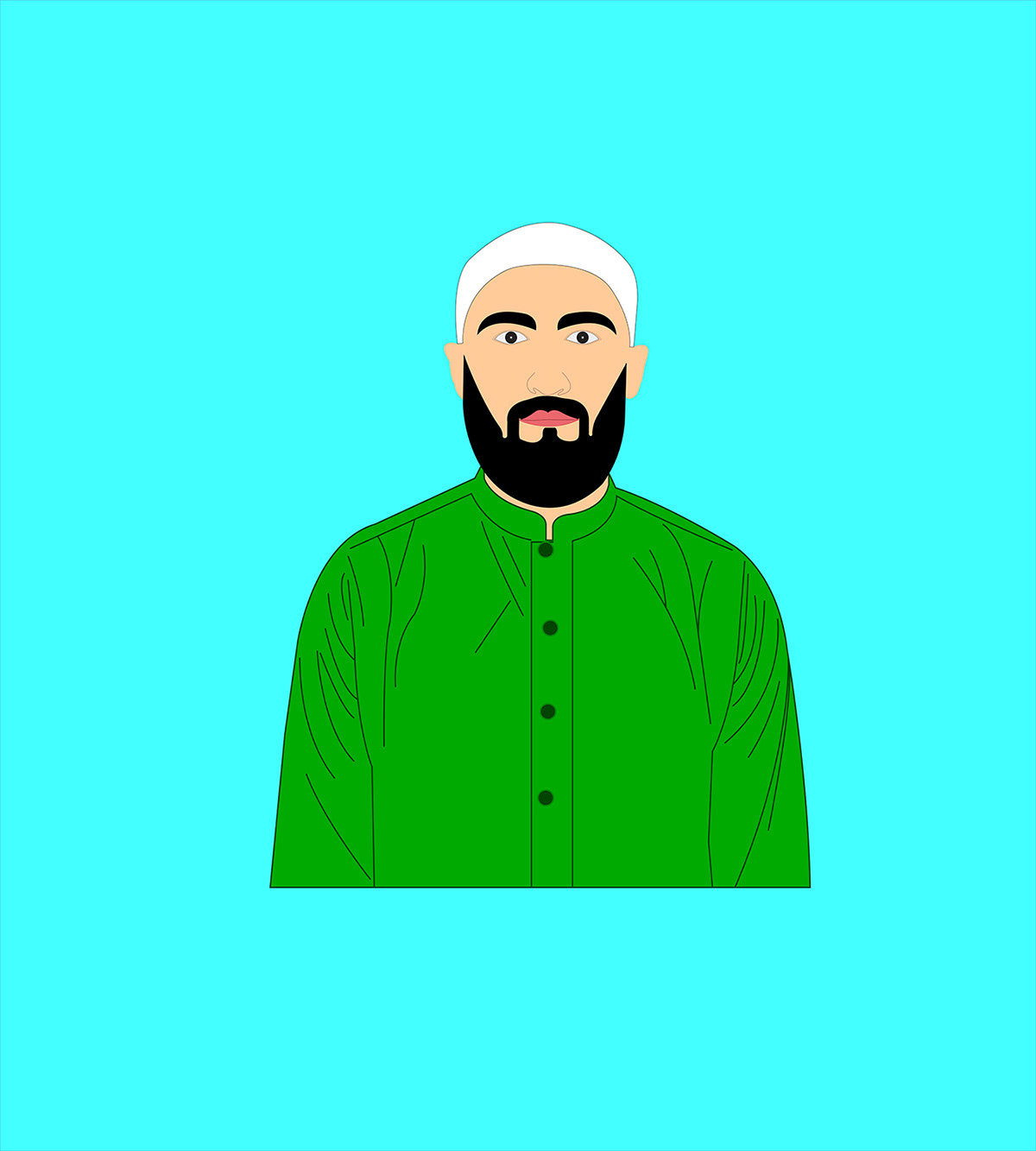 muslim cartoon Green man Islamic MAn Islamic Professor muslim cartoon muslim illustration muslim man Muslim Man Art Muslim Man Cartoon