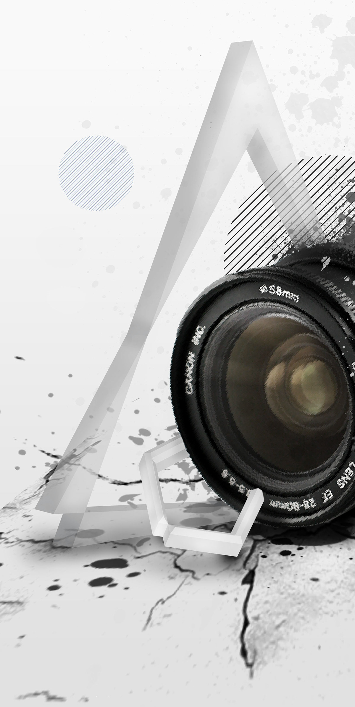 camera Canon shutter drop Fragile splatter particles