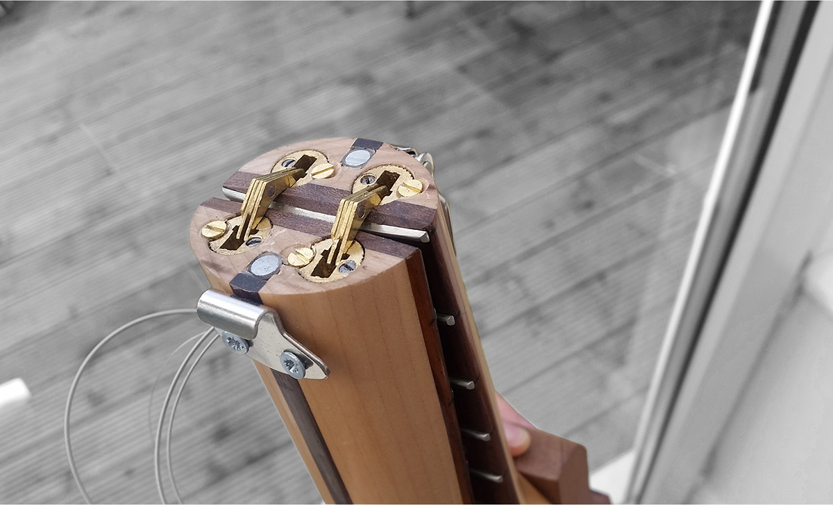 design guitar music folding Collapsible Travel instrument portable concept fender