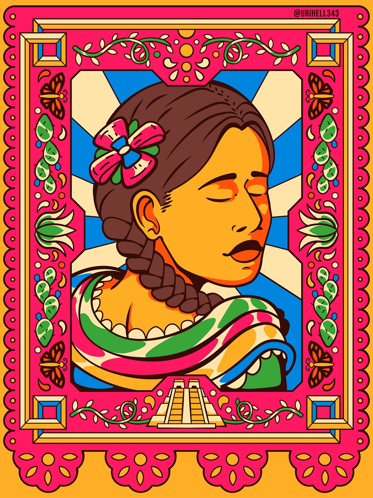 ilustracion mexico Mexican identity visual