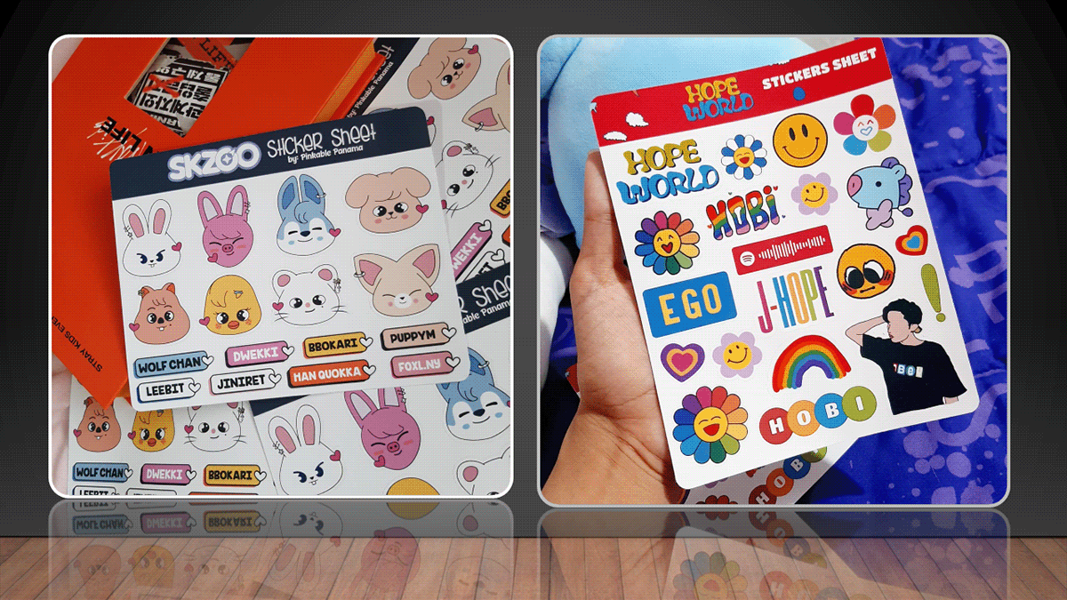 kpop Skzoo stray kids bts Seventeen jhope ILLUSTRATION  Digital Art  stickers panama