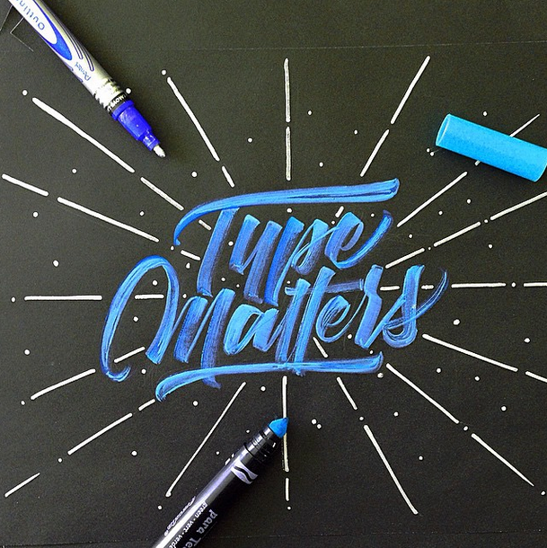 Crayola lettering Handlettering type handtype handmade letters colors design