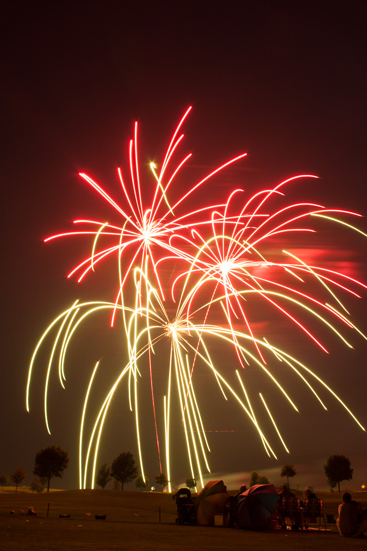 photos fireworks long exposure Boilingbrook illinois