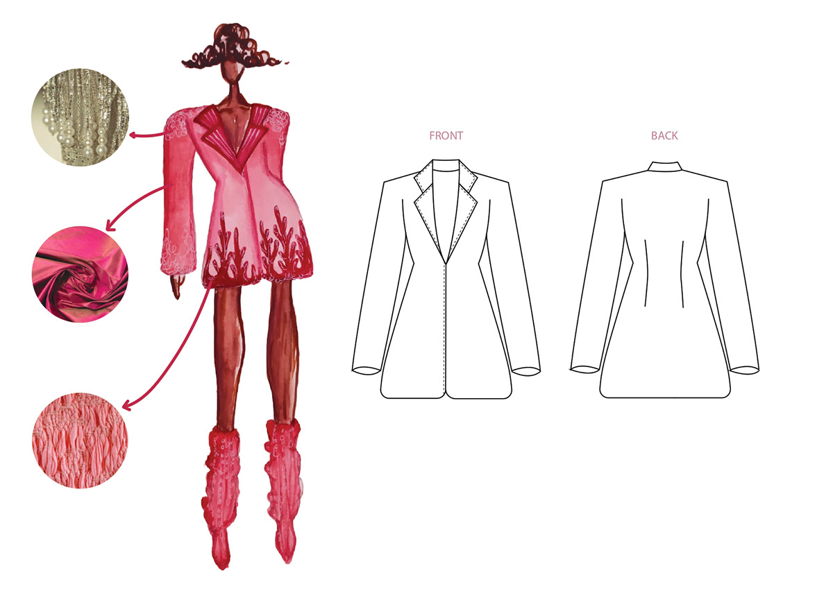 apparel design collection design process Fashion  fashion design fashion illustration
