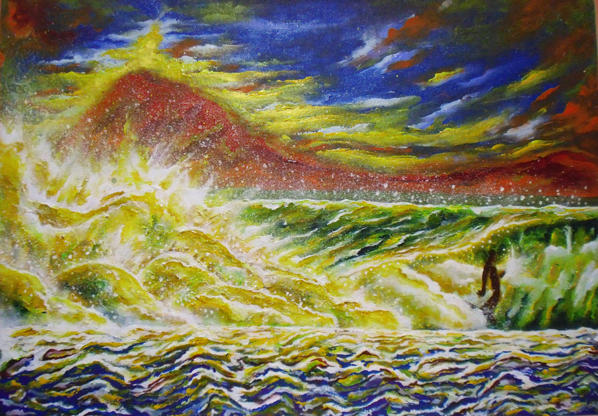 sivestrimus surfart canvas acrylic 