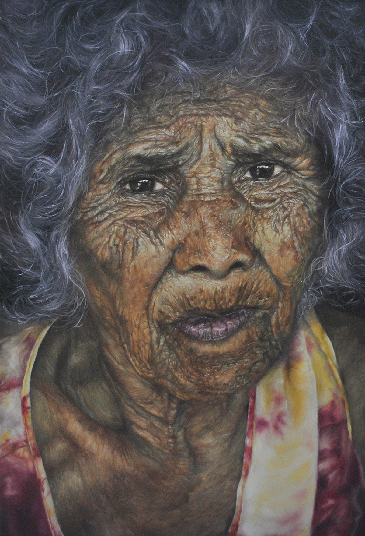 portrait woman grandmother oil paint Oil Painting Realism realistic hyper realism
