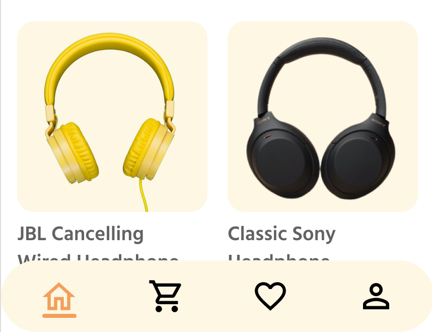 mobile design Mobile app headphones