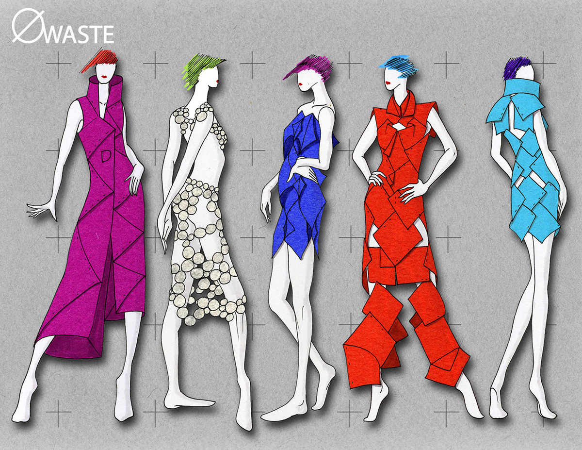 Adobe Portfolio zero waste  felt  eco fashion  slow fashion