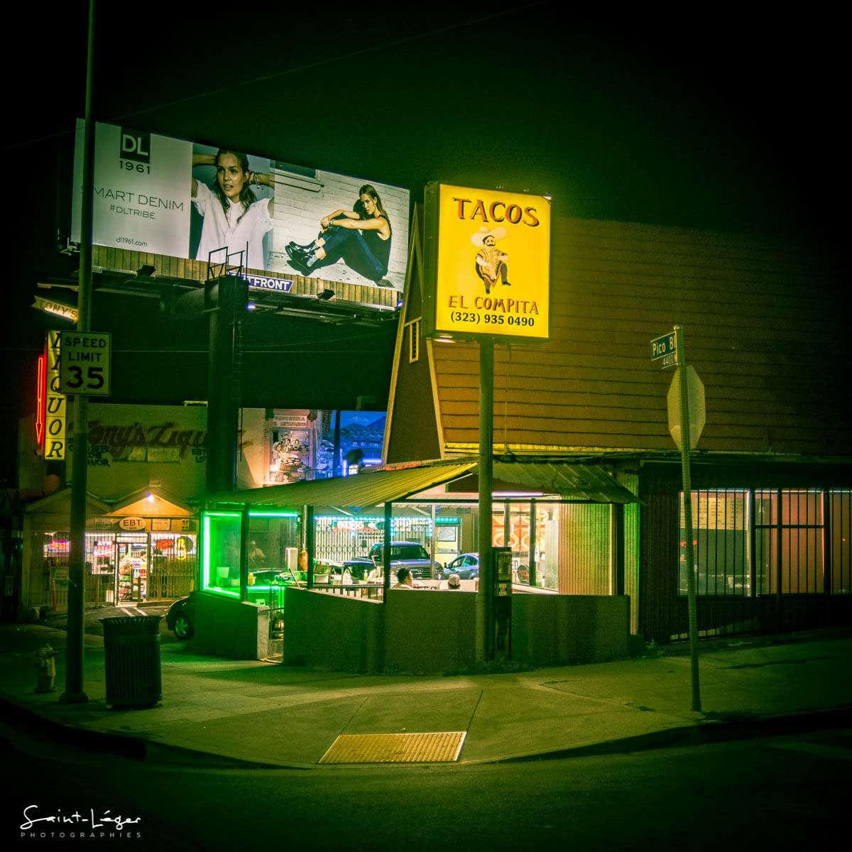 night Los Angeles Food Street