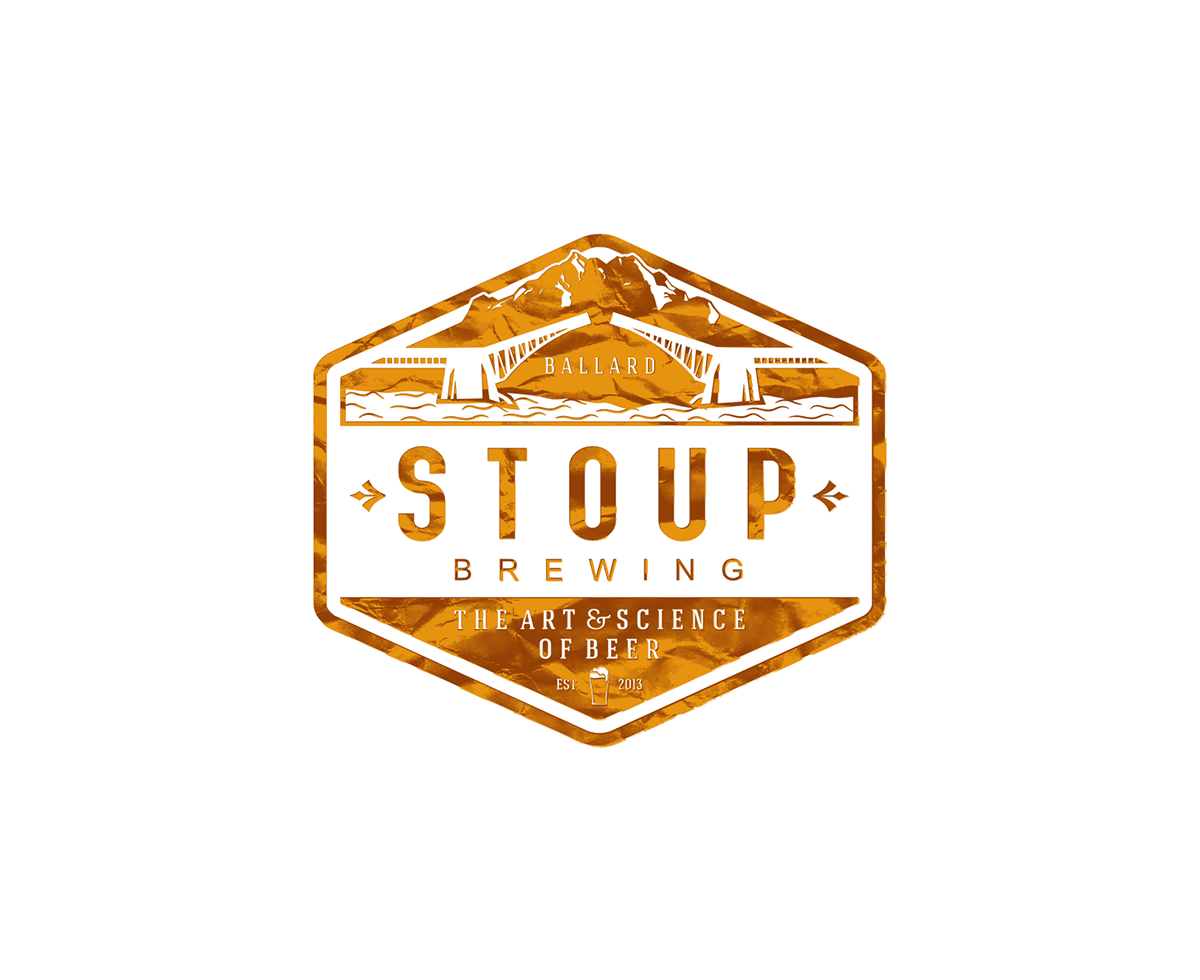 logo brewing beer brewery stoup vintage