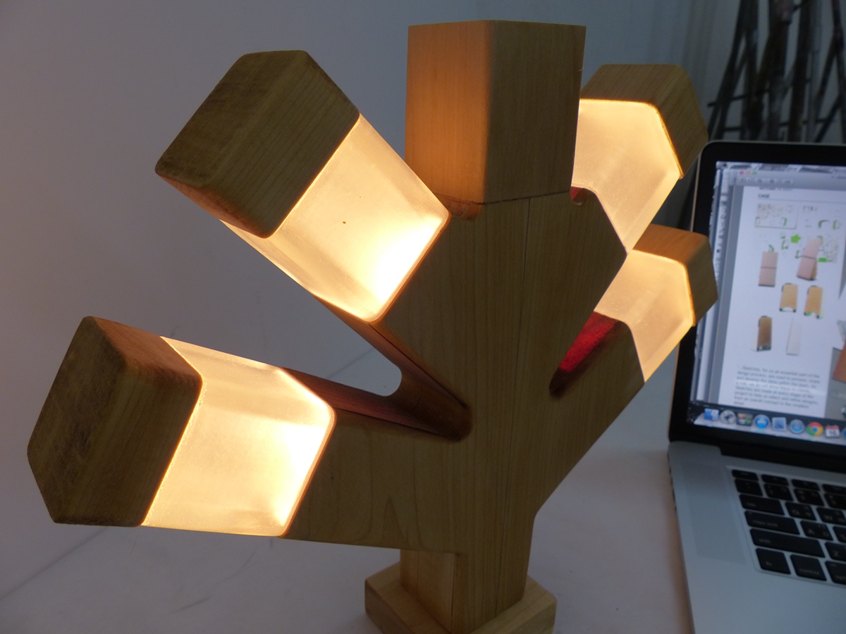 lighting wood plastic resin molding sconce table lamp