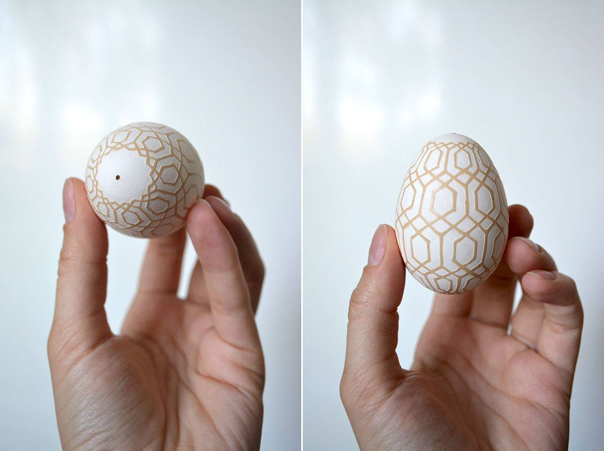 eggs Easter natural colour graphic handmade pysanka