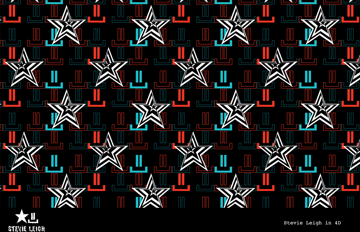 4d digital textile print logo