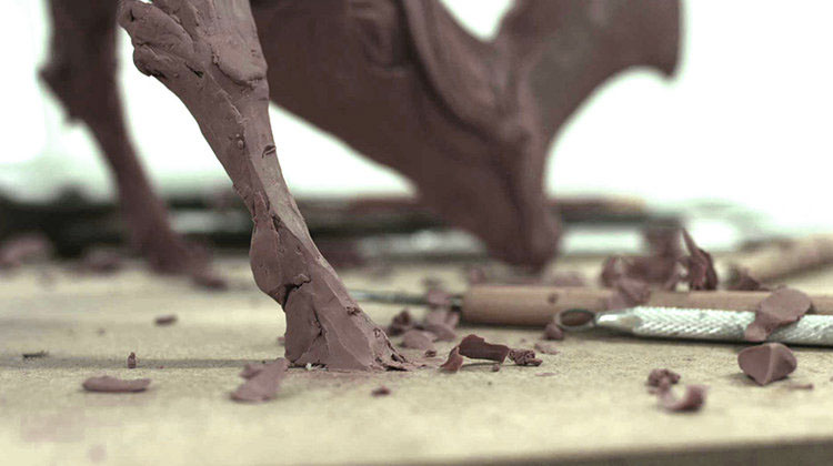 sculpting  clay pixel vienna animation 
