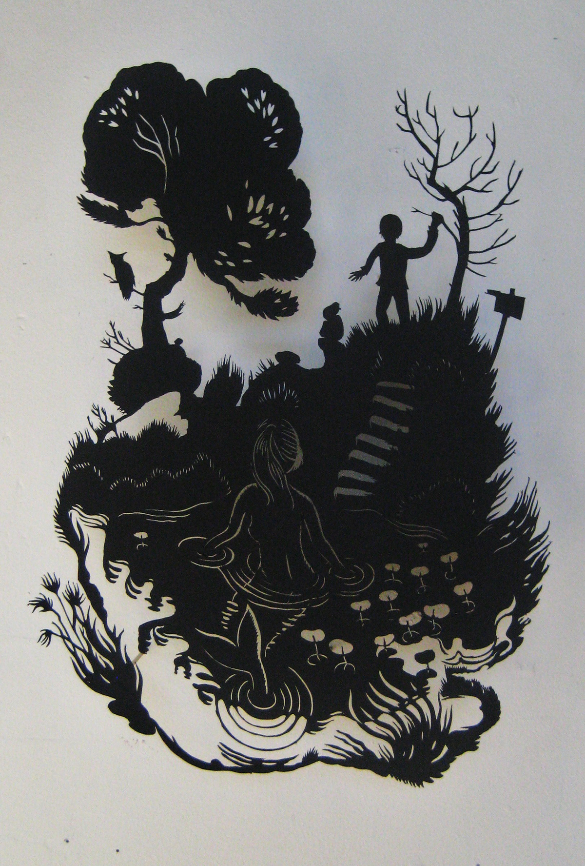 Paper Cut-Outs fairy tales Fables scherenschnitte