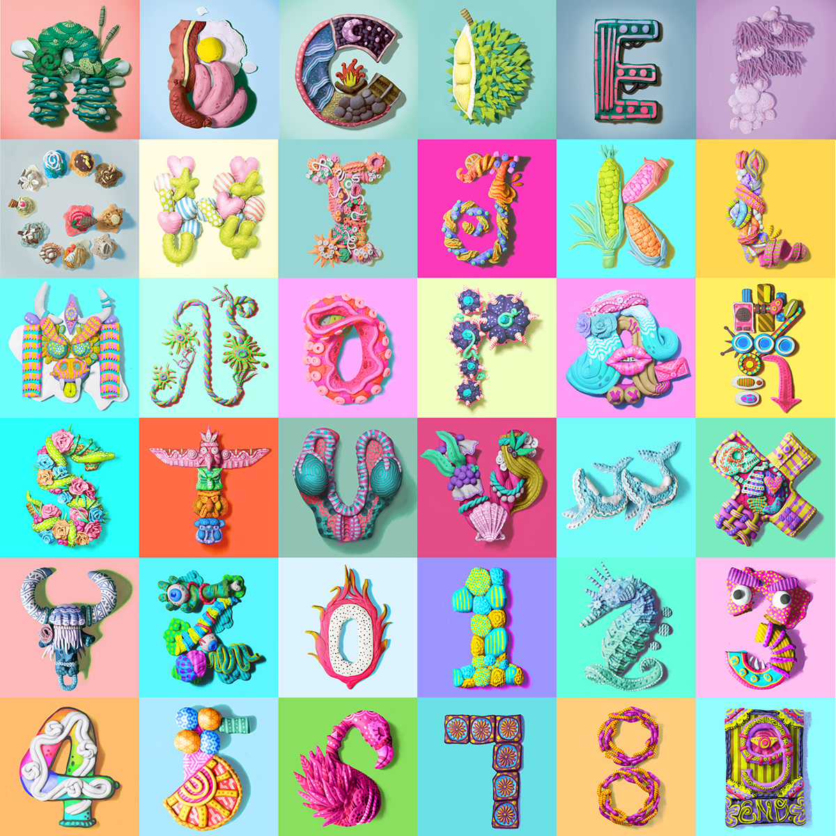36daysoftype typography   graphicdesign handmade font text ArtDirection pattern mood art