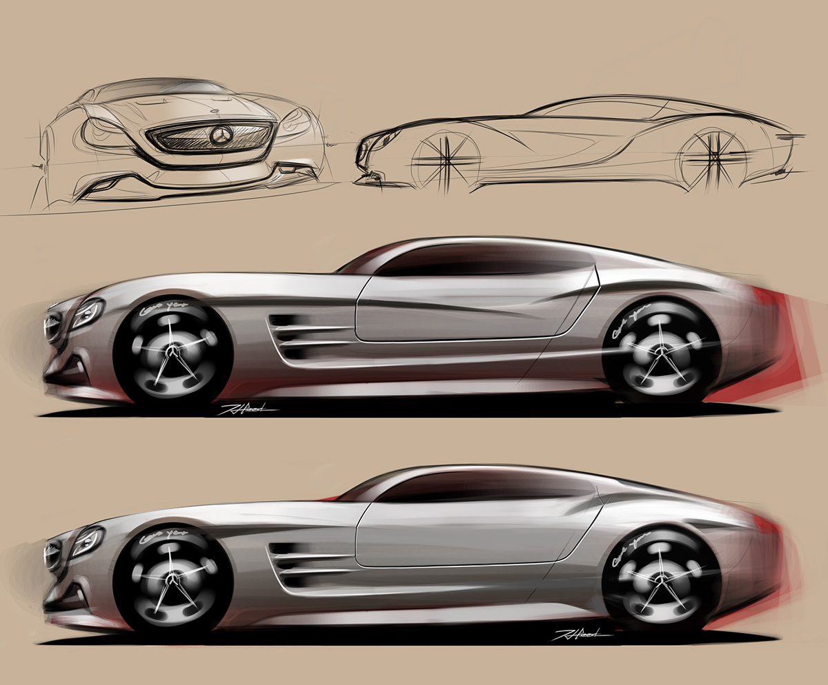 300SL automotive   car design