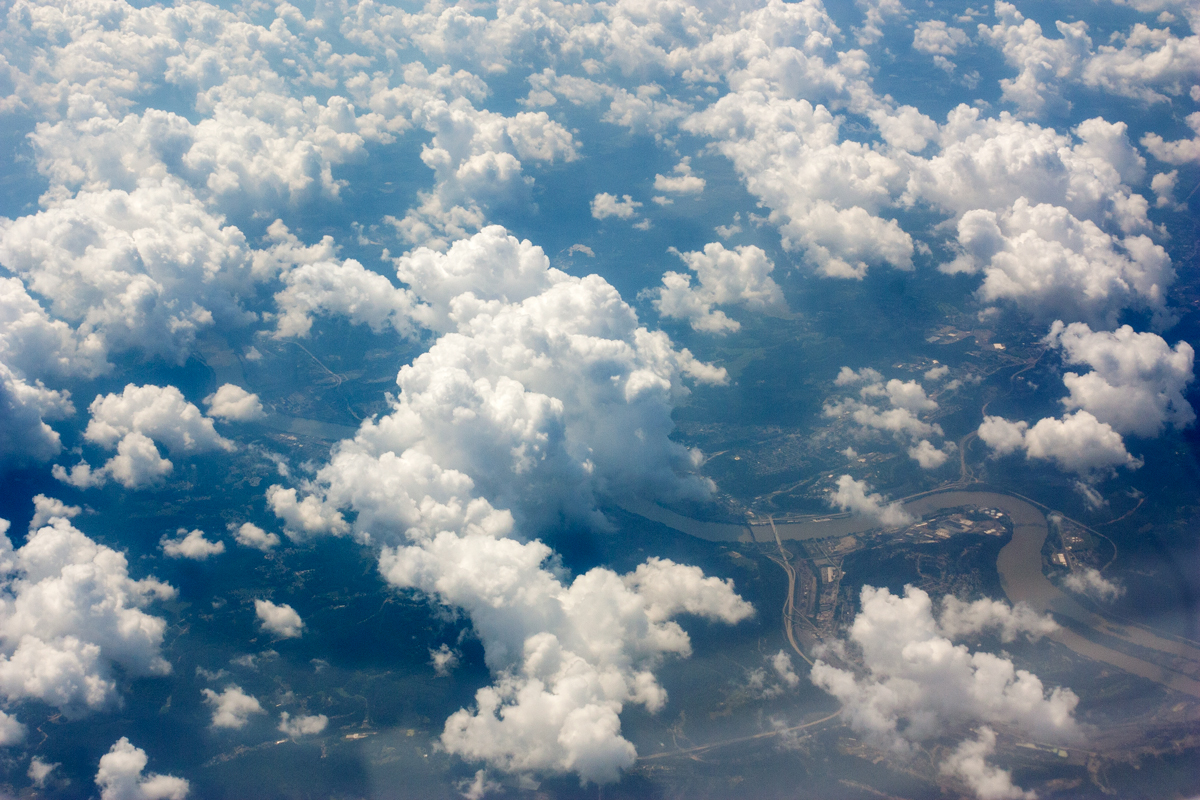 clouds airplane storm clouds aerial view suburbs Beautiful breath taking