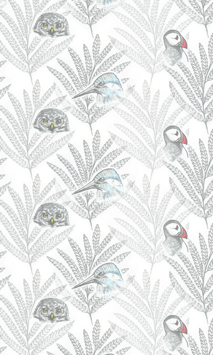 wallpaper design birds creative idea