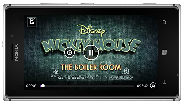 disney vertigo UX design children VOD