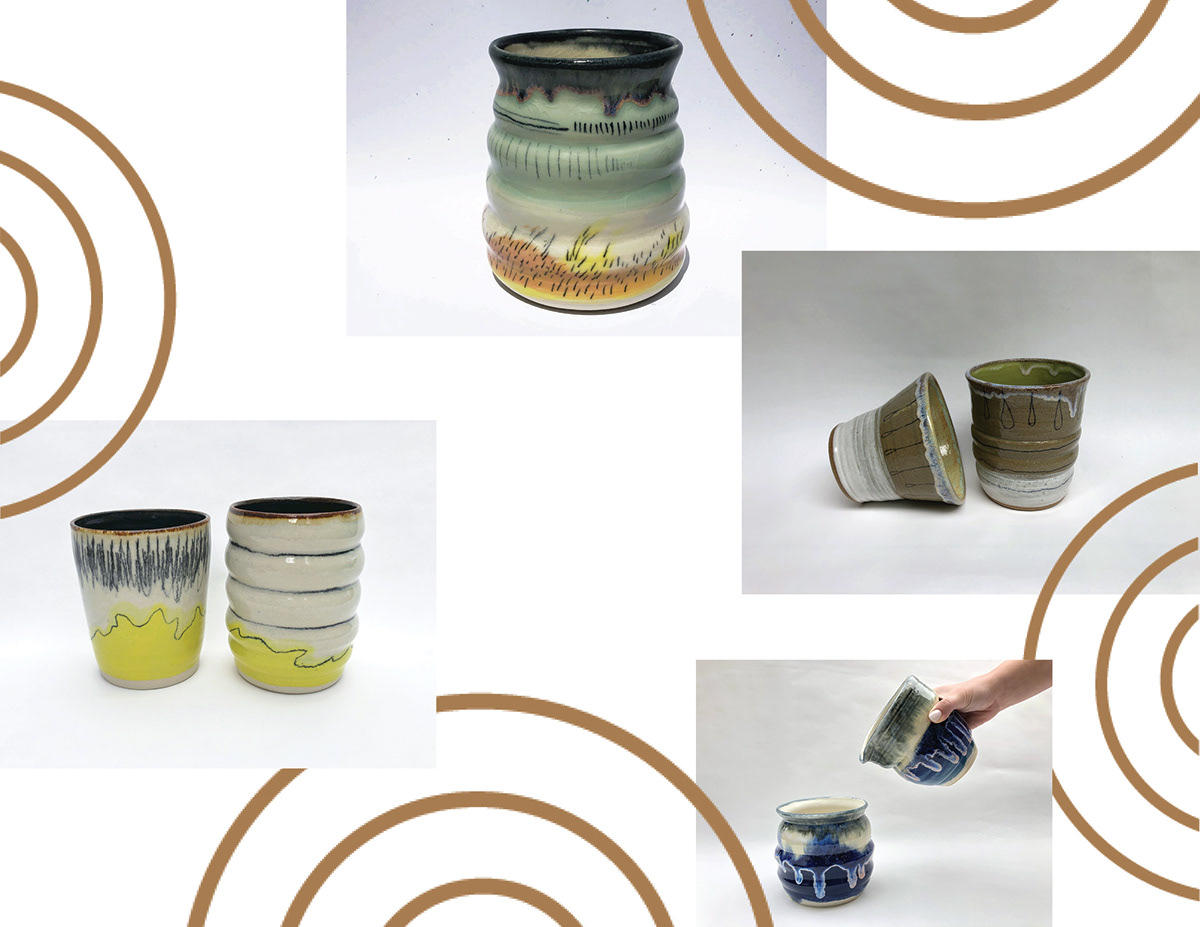 branding  Layout Design ceramics  Pottery fine art design Rebrand artists