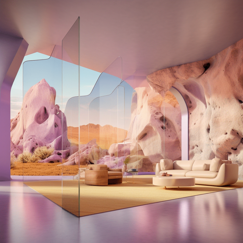 ai architecture interiors Render 3D visualization metaverse archviz interior design  CGI
