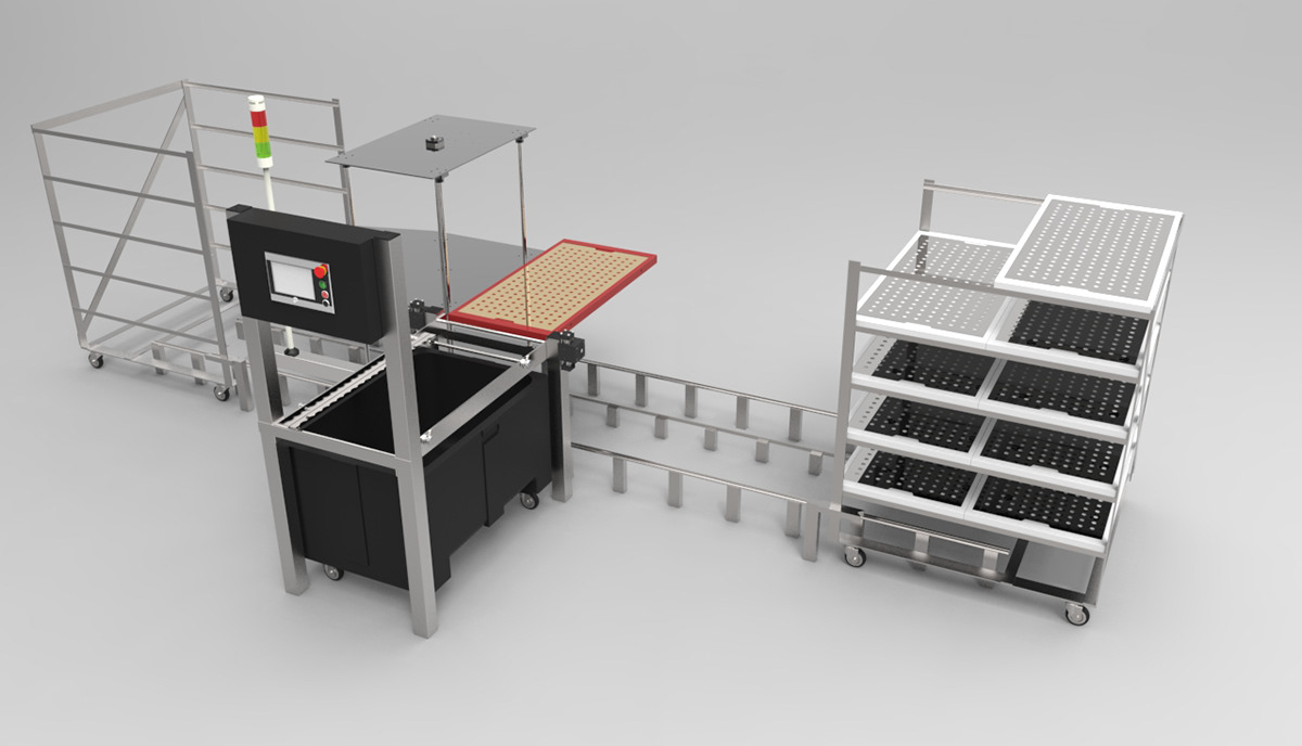 tobacco plants machine automation FSU electromechanical design system dc motor pneumatic