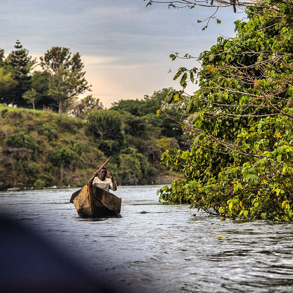 Uganda jinja River nile source of The Nile landscapes sunset africa