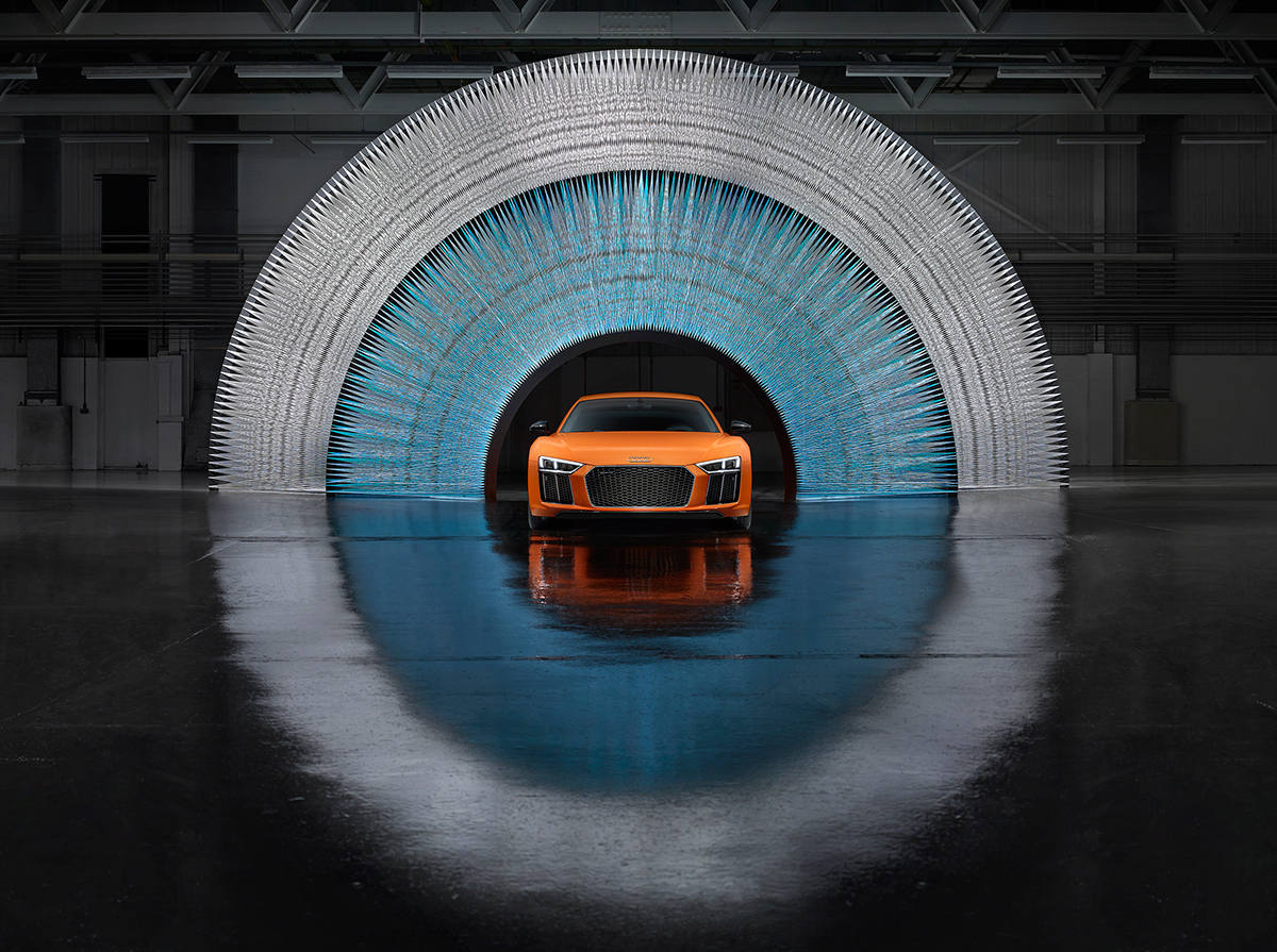 installation Audi Audi R8 R8 design craft automorive Audi uk Exhibition  art showroom