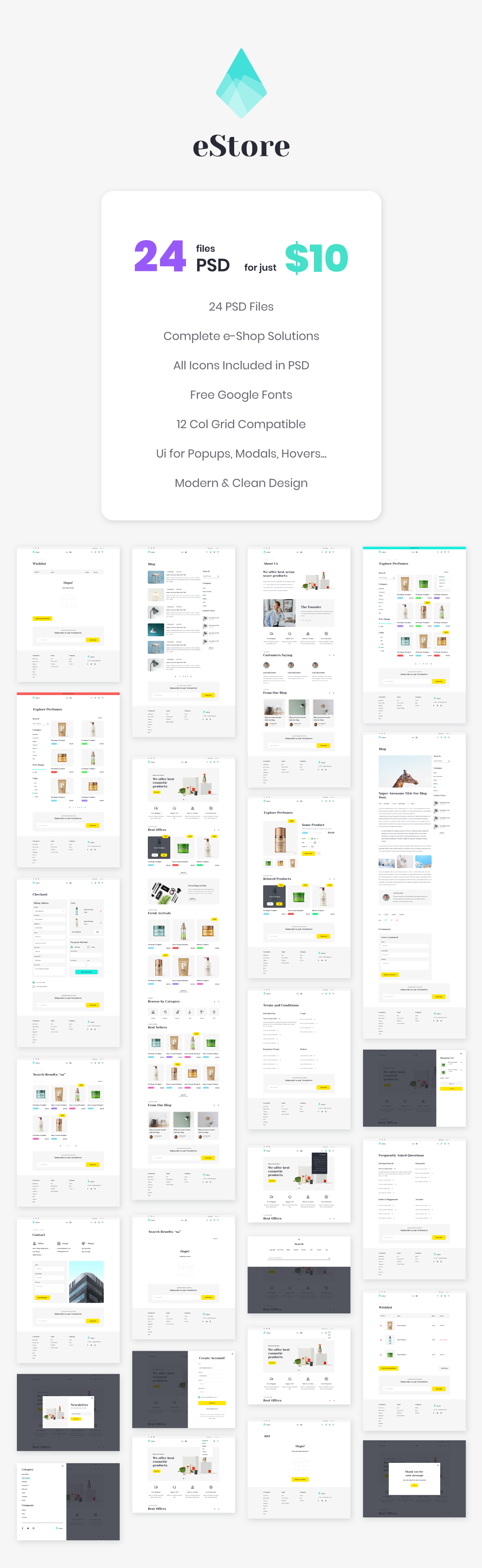 cart design e-shop product shop template UI ux Web Website