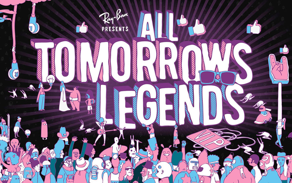 Ray-ban All Tomorrows Legends facebook app