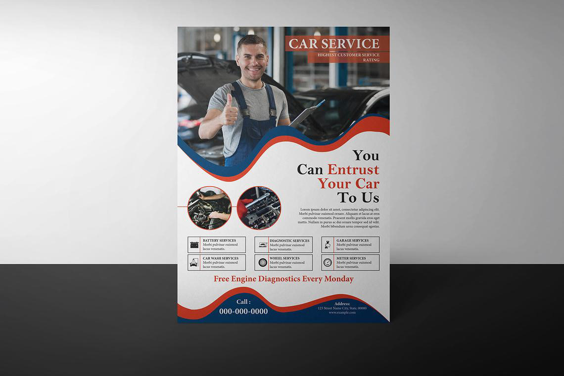 automobile clean car repair car repair flyer CAR SERVICE car service flyer editable flyers photoshop template psd service
